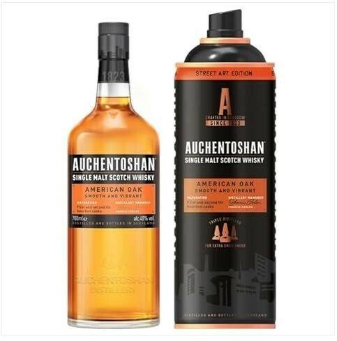 Whisky Auchentoshan American Oak 40%Urban Spray Can Street Art Edition 0,7l