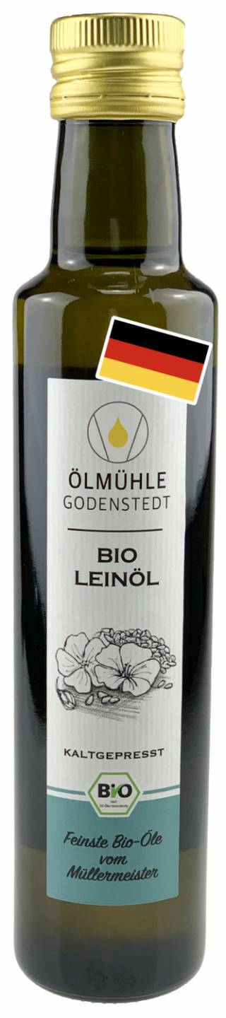 Speiseöle Ölmühle Godenstedt Leinöl aus deutscher Leinsaat (500ml)