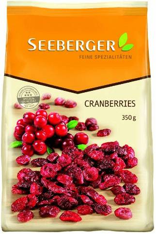 Süßigkeiten Seeberger Cranberries (350 g)