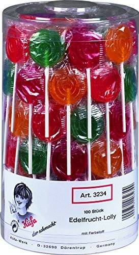 Küfa Edelfrucht-Lolly 100er (2kg) Süßigkeiten