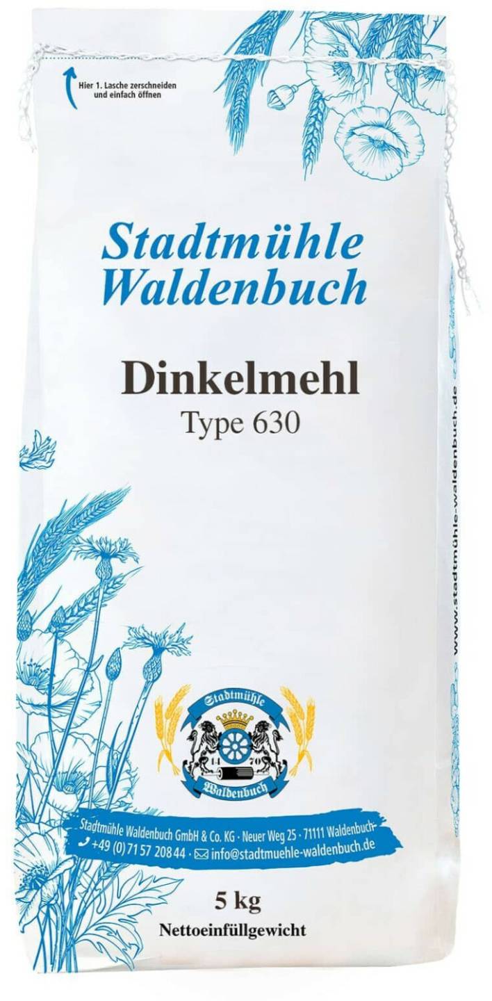 Backzutaten Stadtmühle Waldenbuch Type 630 (5 kg)