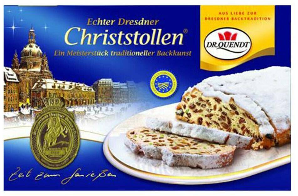 Dr. Quendt Echter Dresdner Christstollen (1000 g) Süßigkeiten