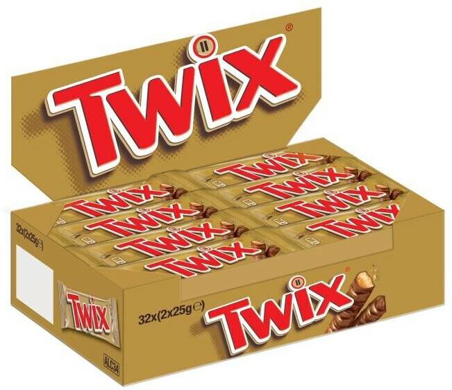 Twix Riegel32 x 50g Twix Riegel