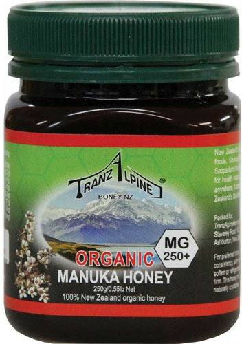 Tranz Alpine Bio Manuka Honig 250+ (250g) Brotaufstriche